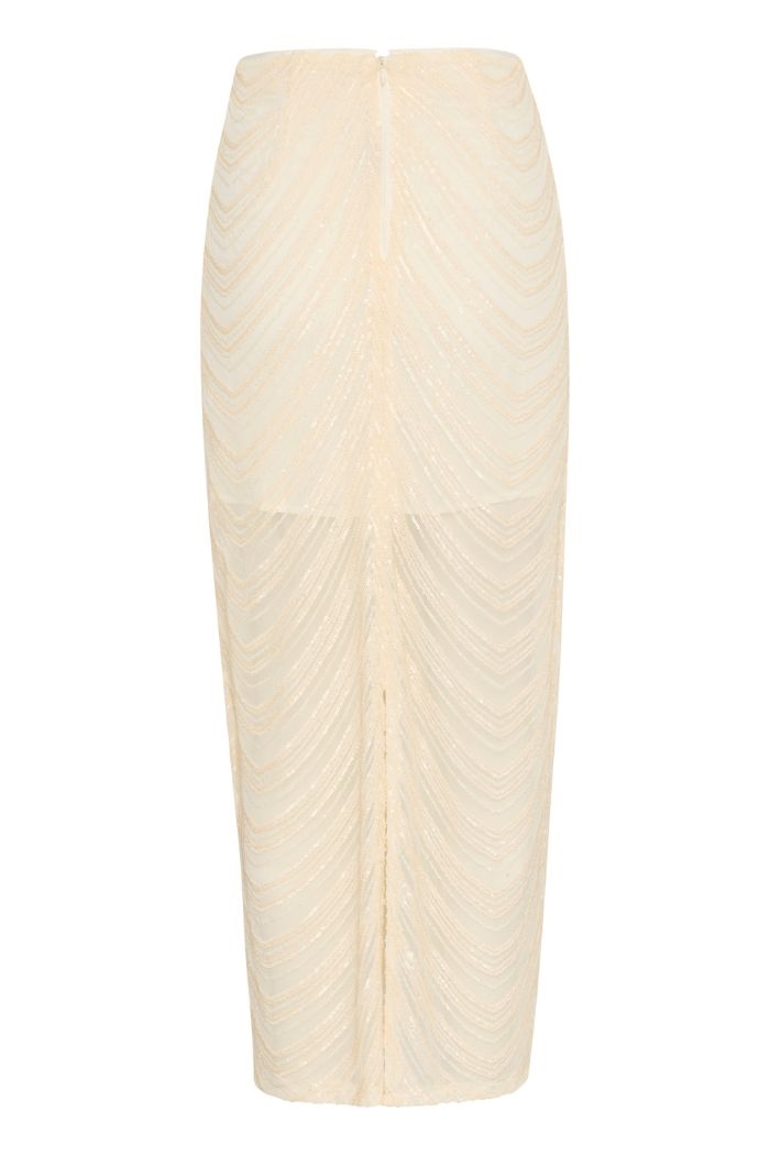 Gestuz, Glira Pailletnederdel, Butter Yellow
